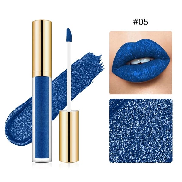 GlamShine – Metallic Liquid Diamond Glitter Lipstick