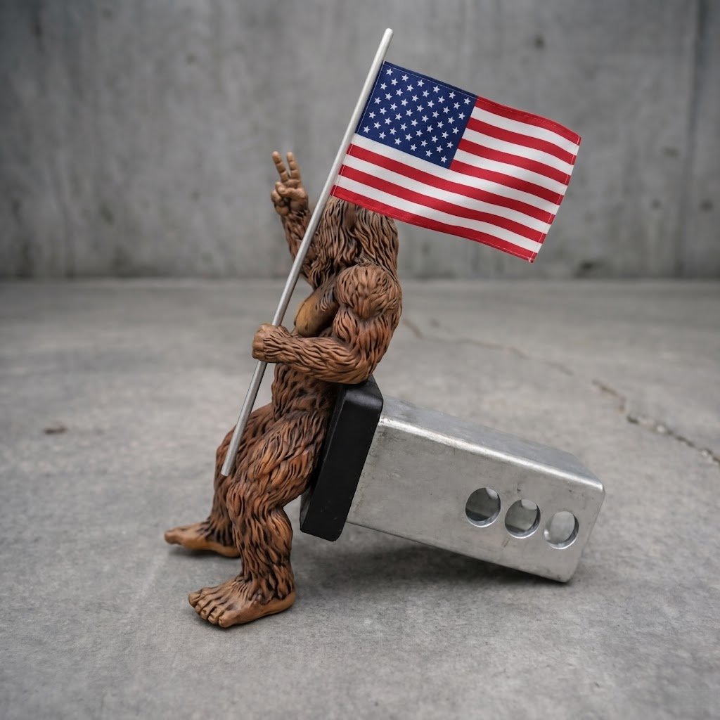 IronPatriot – Bigfoot Style Trailer Hitch Cover