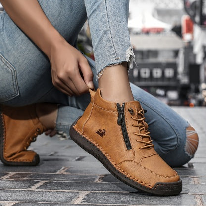 ComfortStride – Premium Orthopedic Leather Walking Shoes
