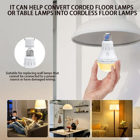 BrightEase – Rechargeable LED Bulb with Remote Control