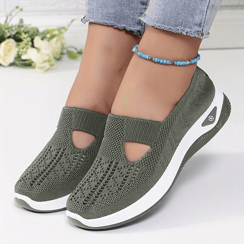 Pebble — Slip-On Walking Shoes with Rocker Sole