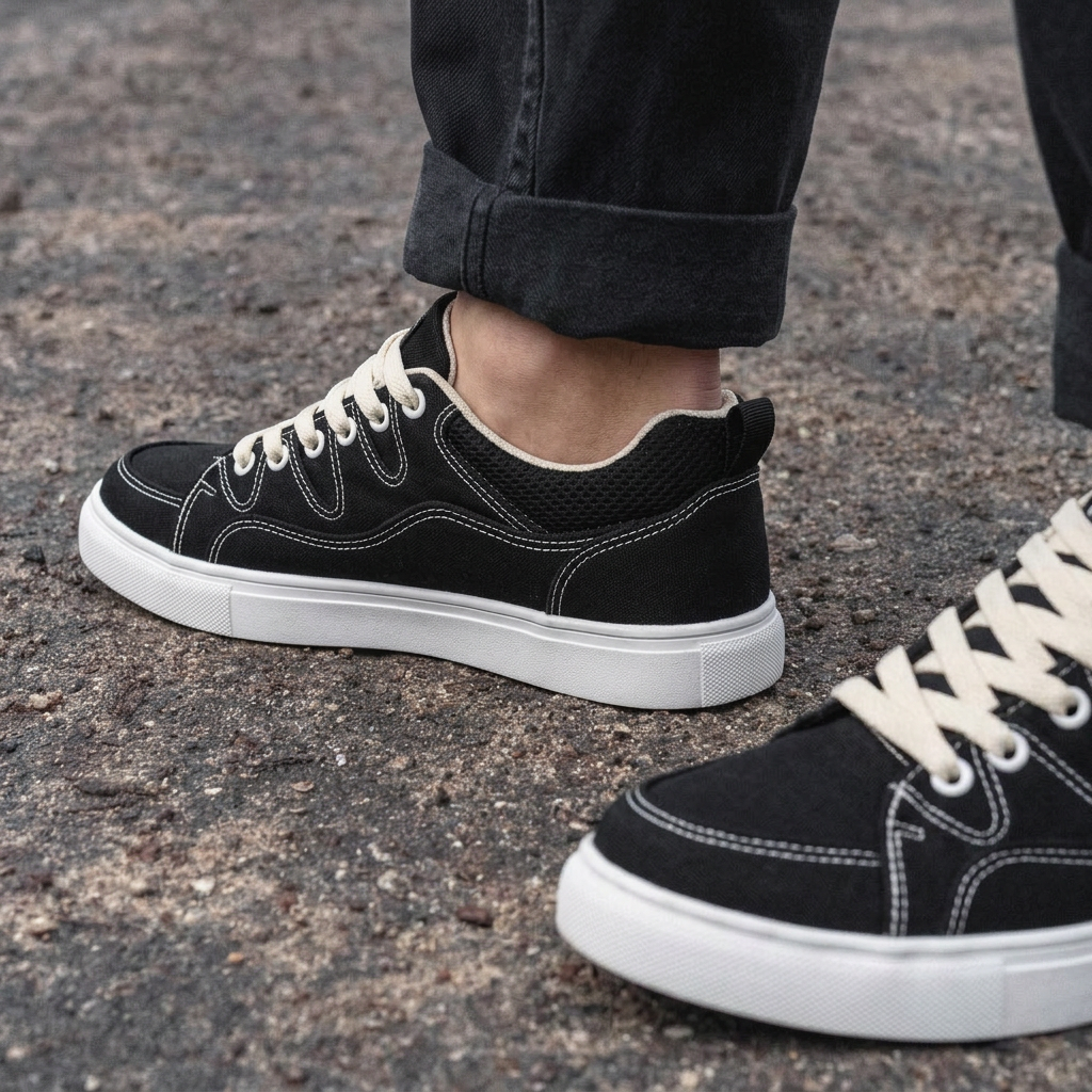 UrbanThread — Low-Top Canvas Sneaker for Daily Wear