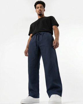 FlowEase — Wide-Leg Elastic Drawstring Pants