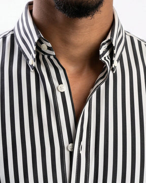 Laurent — Long Sleeve Striped Shirt