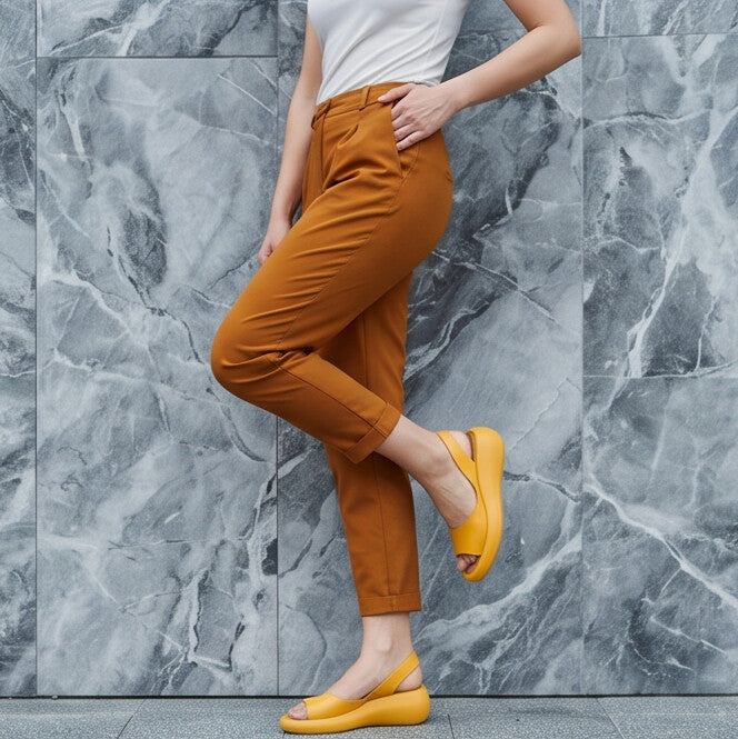 BandForm • Platform Sandal with Wide Strap