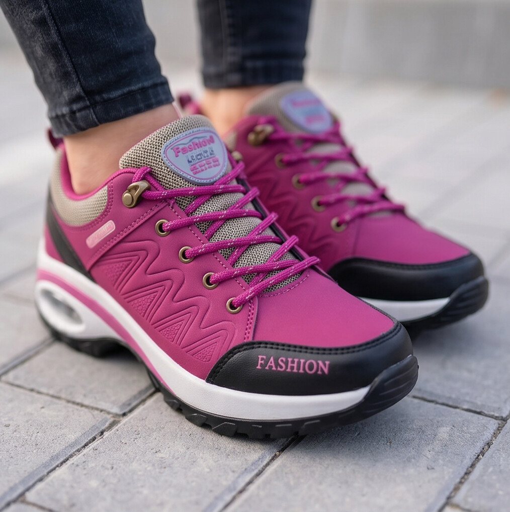 Waveline — Platform Sneaker with Visible Air Cushion