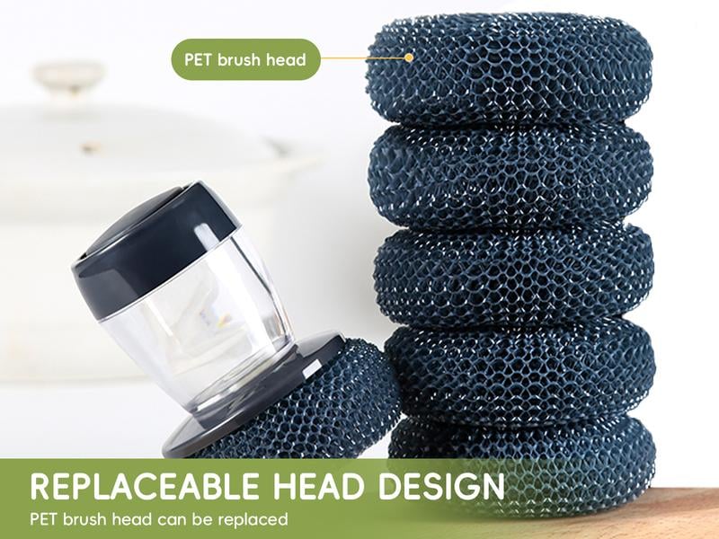 CleanMate - Ergonomic Soap-Release Kitchen Scrubber