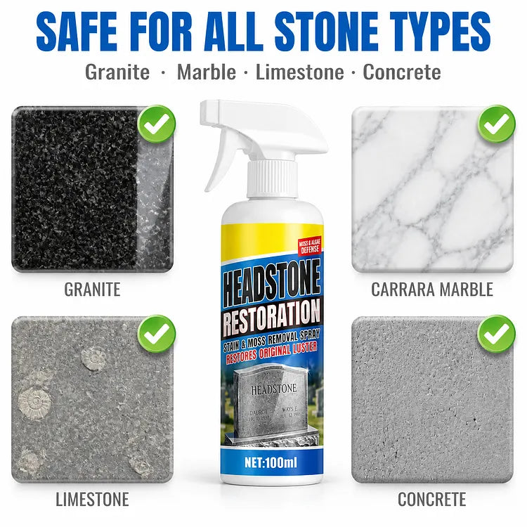 StoneRevive – Headstone Restoration Cleaning Spray