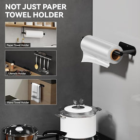 PureSteel – Elegant Wall Roll Holder