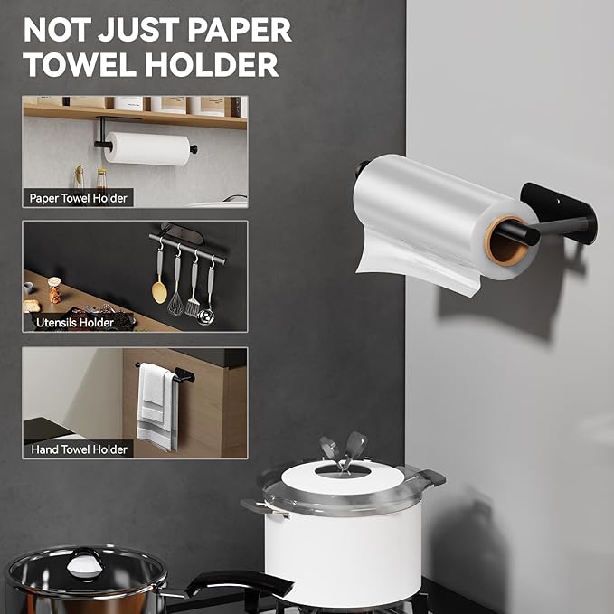 PureSteel – Elegant Wall Roll Holder