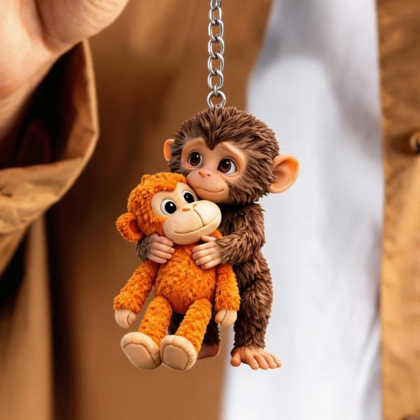 CuddleMonkey – Daily Comfort Keychain