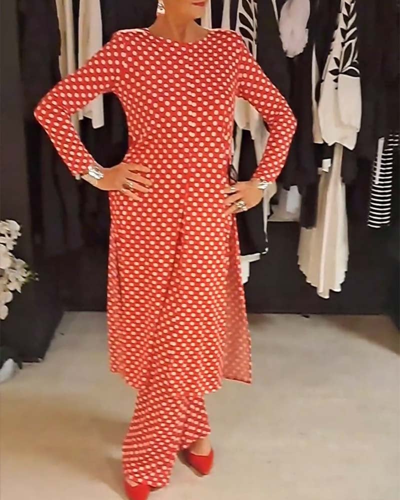 SoftDot Harmony Set – Casual Two-Piece Outfit