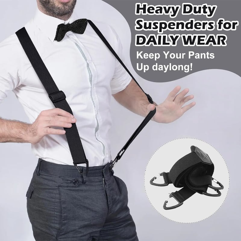 LockFit Elite – 4-Clip Suspenders
