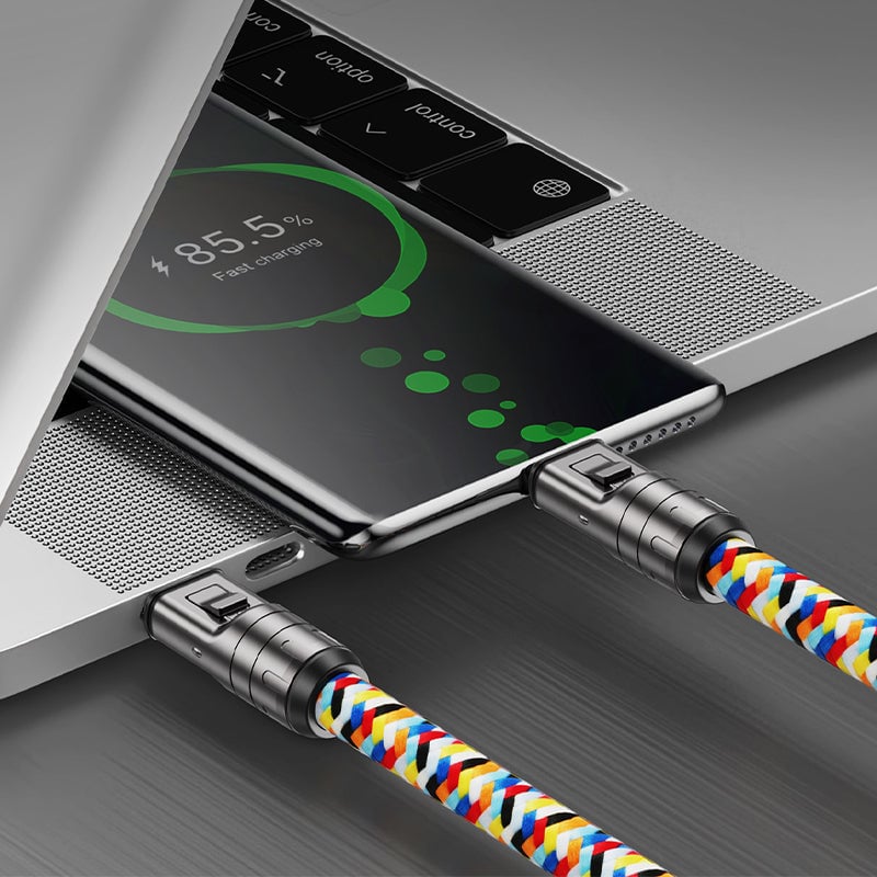SwiftTether – Fast Charge Data Cable with Phone Lanyard Design