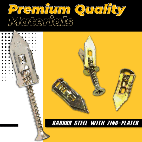 WallViper - Drywall Anchors & Screws Kit