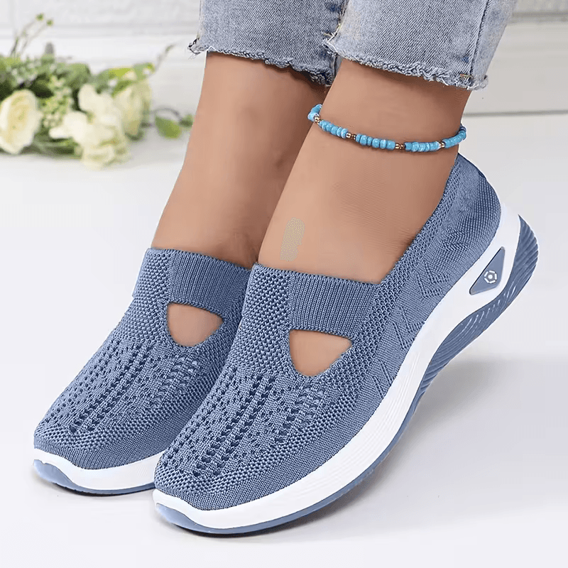 Pebble — Slip-On Walking Shoes with Rocker Sole
