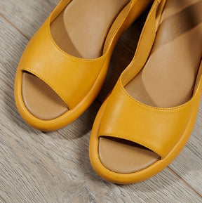 BandForm • Platform Sandal with Wide Strap