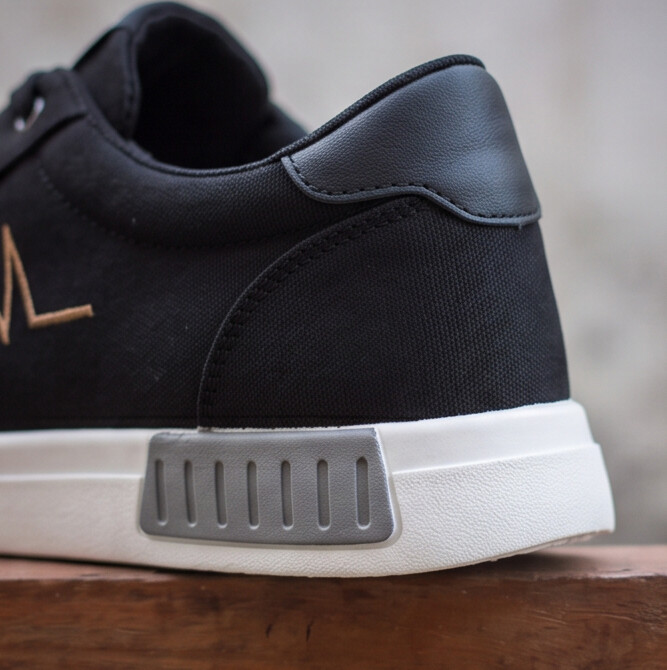 Pulseway — Canvas Sneaker with Heartbeat Detail