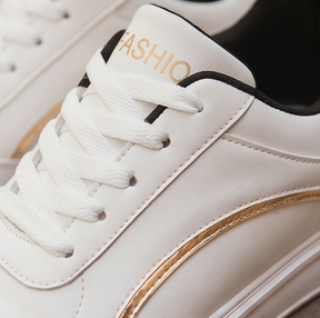 Stella — Platform Sneaker with Metallic Accents