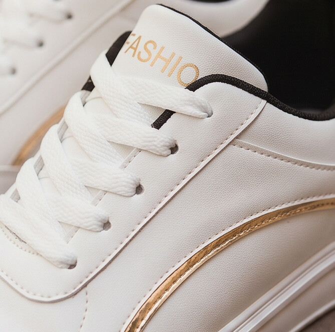 Stella — Platform Sneaker with Metallic Accents