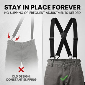 LockFit Elite – 4-Clip Suspenders