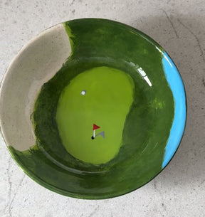 GolfCraft – Handcrafted Golf-Themed Bowl
