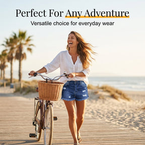BlueBelle - Distressed Denim Shorts