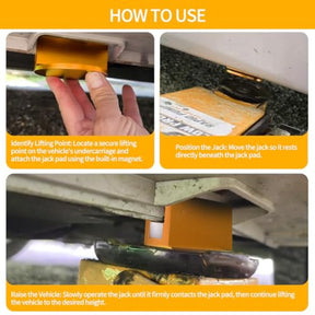 MagnaLift - Safe Pinch Weld Jack Pad for Cars & Trucks