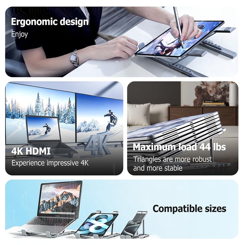 NexaDock – Smart 8-in-1 Workstation Hub