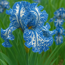 BloomAura – Exotic Tall Bearded Iris Flower