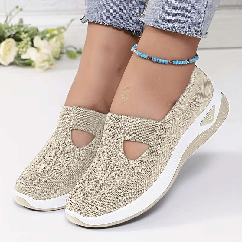 Pebble — Slip-On Walking Shoes with Rocker Sole