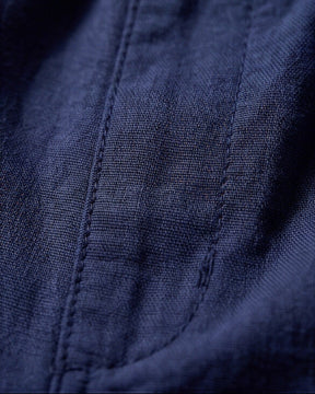 Coastal — Men's Drawstring Shorts with Leather Patch