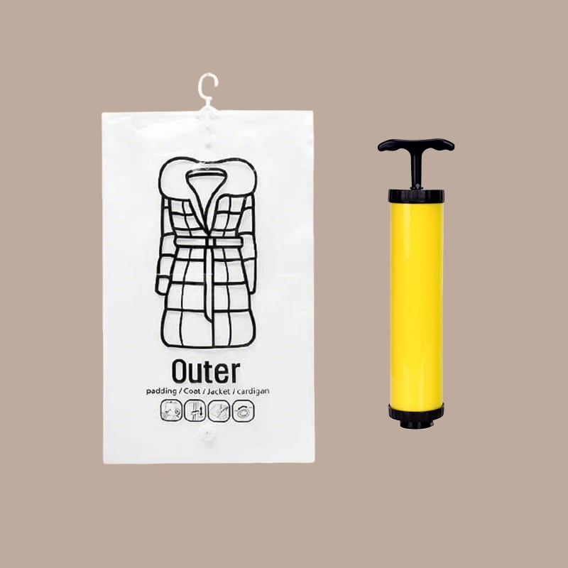 VacuHang – Space-Saving Hanging Vacuum Storage Bags