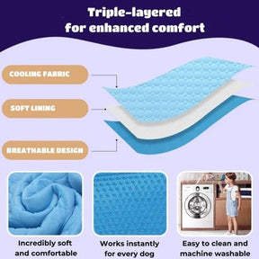 PawBreeze – Instant Cooling Pet Mat