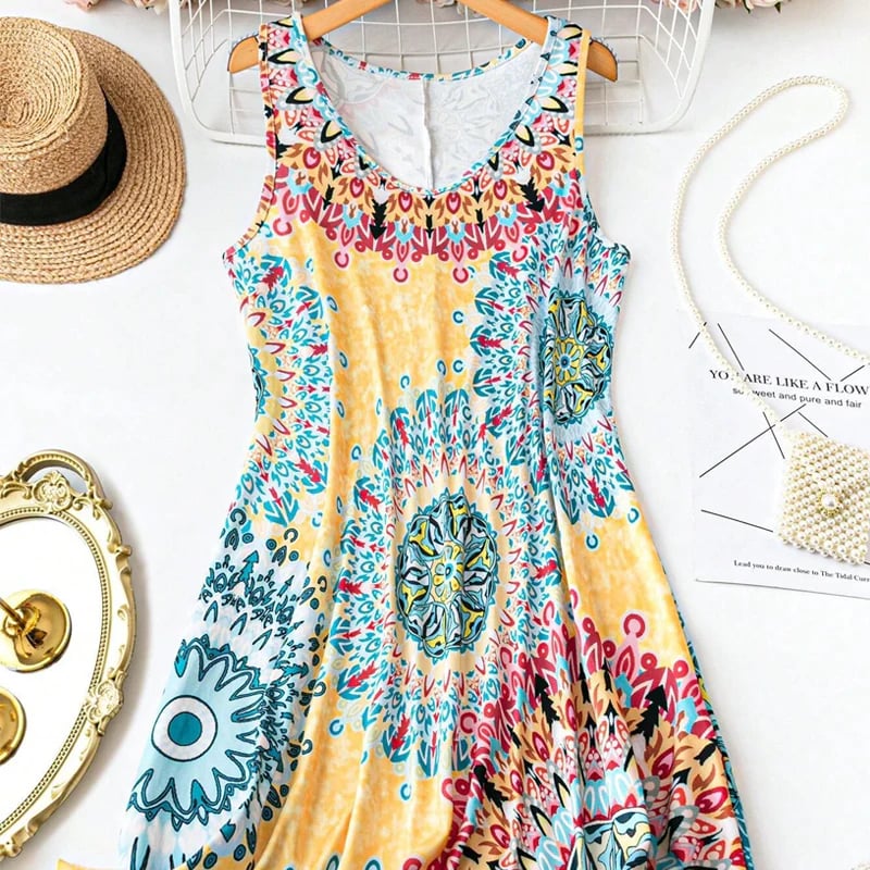 BreezeOra | Casual Sleeveless A-Line Summer Dress