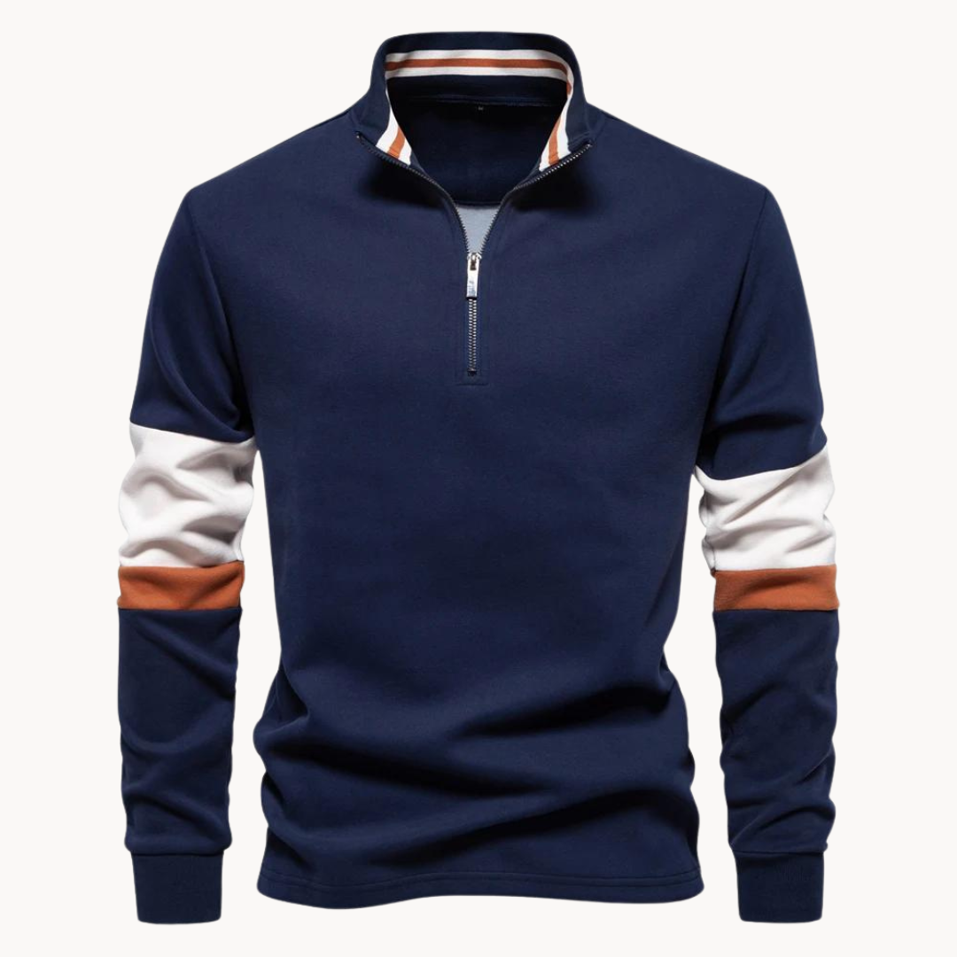 Nathan Quarter-Zip Sweater | Lupi