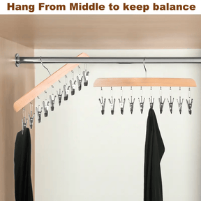 ClipNest – 10-Clip Space Saving Closet Organizer