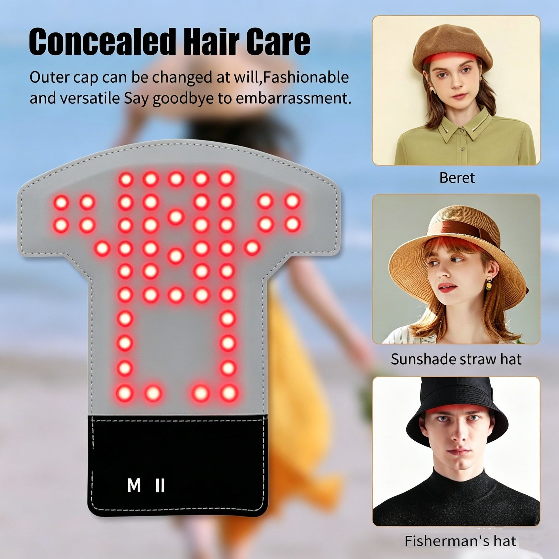 HairLuxe – Multi Mode Hair Wellness  Cap