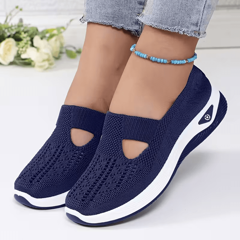 Pebble — Slip-On Walking Shoes with Rocker Sole