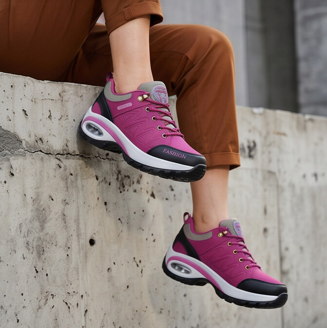 Waveline — Platform Sneaker with Visible Air Cushion