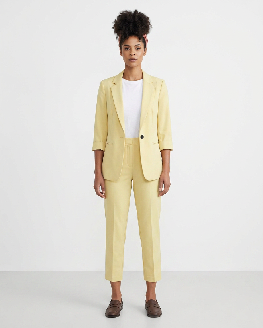 SuitLine — Women's Blazer and Cropped Pants Set