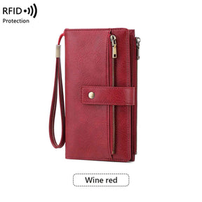 LumeFold – Multi-Compartment Compact Wallet