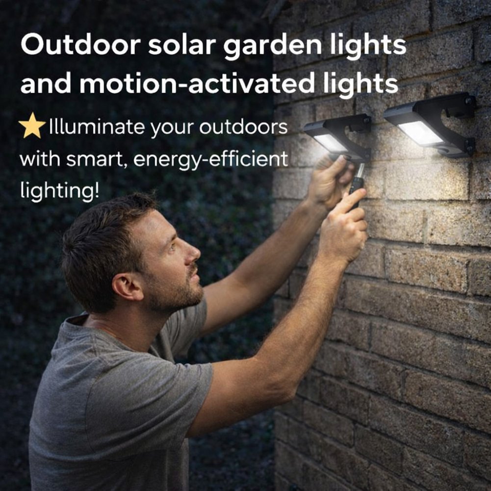 SunBeamPro – Outdoor Solar Motion Sensor Lights