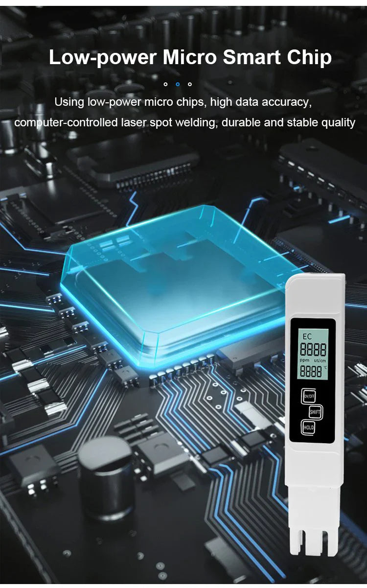 AuraPure – Digital TDS Water Quality Tester