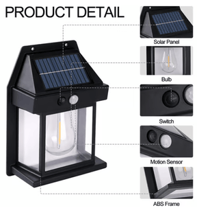 EdisonGlow – Solar Motion Sensor Wall Light