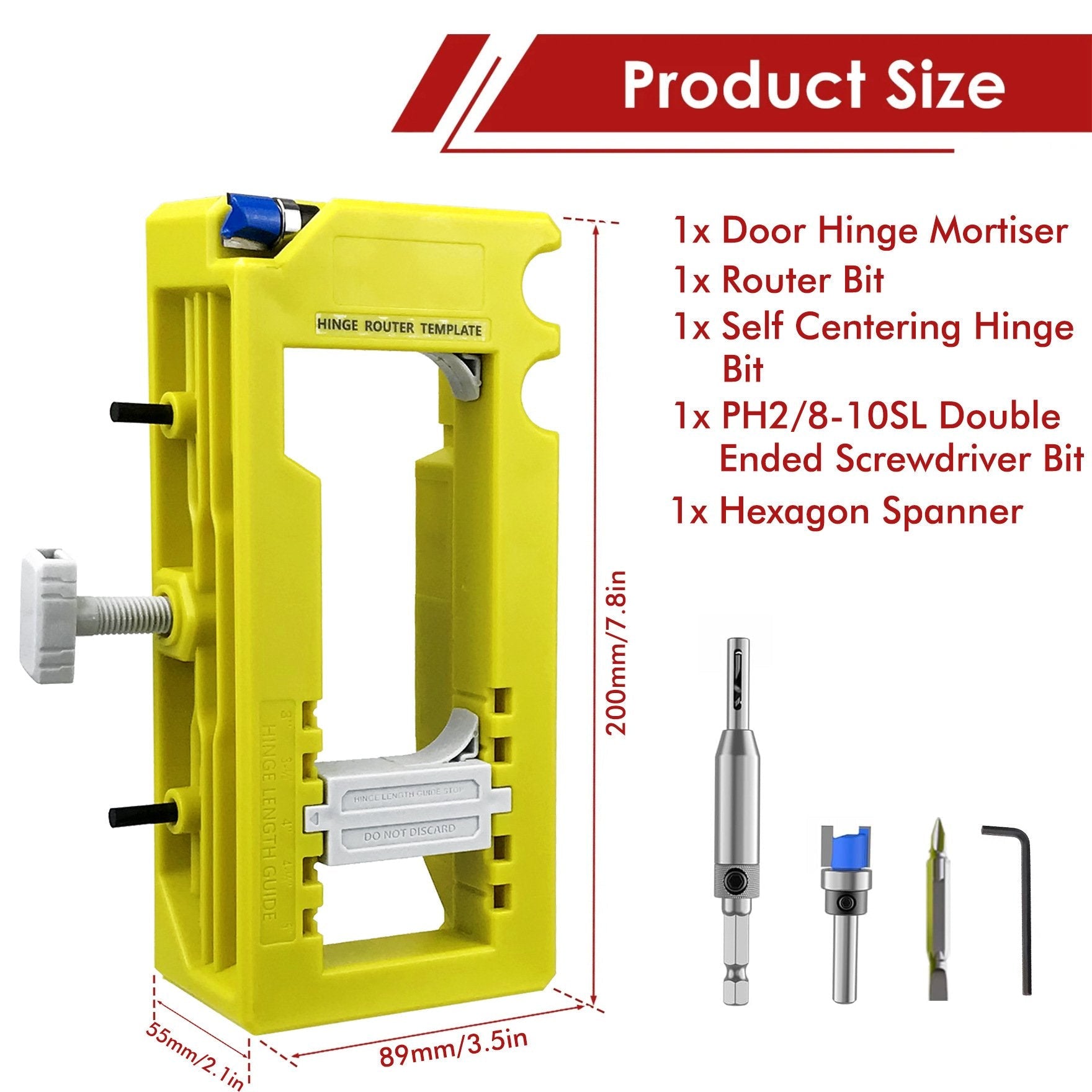 DoorFit ProJig – Hinge Installation Template