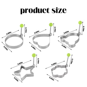 YolkMaster – Multi-Shape Egg Ring Mold Kit