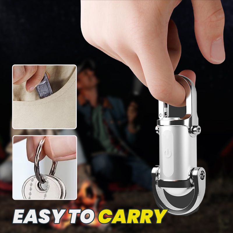 AuraBeam –  Super Bright 1200LM Mini Keychain Flashlight