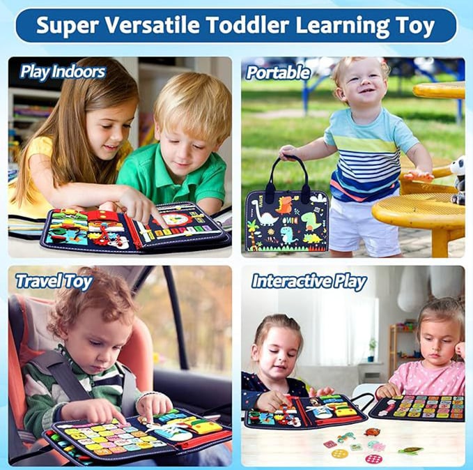 LittleLogic – Montessori Busy Play Board