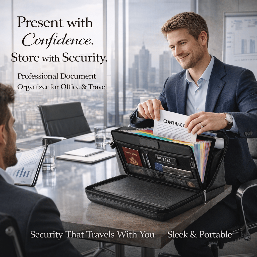 FileFort – Combination Lock Document Organizer
